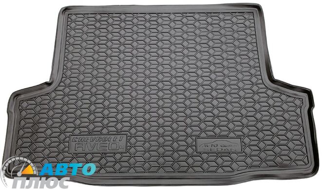 Автомобильный коврик в багажник Chevrolet Aveo 2002-2006 Sedan (Avto-Gumm)