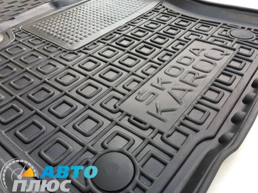 Водительский коврик в салон Skoda Karoq 2018- (Avto-Gumm)