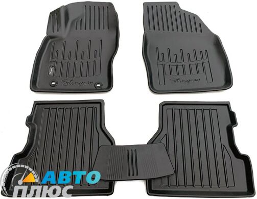 3D Коврики в салон автомобиля Ford Focus 2 2004- (Stingray)