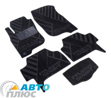 Композитные коврики в салон Mitsubishi Pajero Sport 2 2008-2015 (X) AVTO-Tex