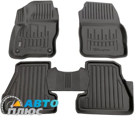 3D Коврики в салон автомобиля Ford Focus 3 2011- (Stingray)