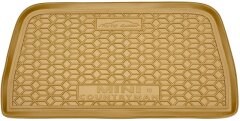 Автомобильный коврик в багажник Mini Countryman (R60) 2010-2016 бежевый (AVTO-Gumm)