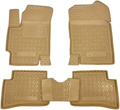 Автомобільні килимки в салон Hyundai Accent 2006-2010 бежеві (AVTO-Gumm)