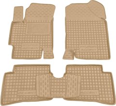 Автомобильные коврики в салон Hyundai Accent 2006-2010 бежевые (AVTO-Gumm)