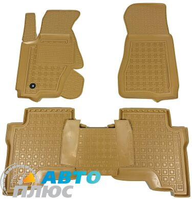 Автомобільні килимки в салон Jeep Grand Cherokee (WK) 2004- бежеві (AVTO-Gumm)