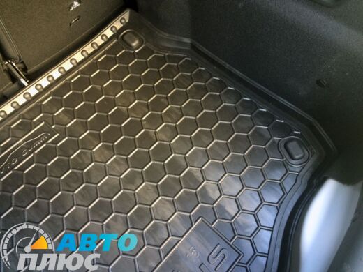 Автомобильный коврик в багажник Citroen C4 Cactus 2015- (Avto-Gumm)