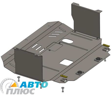 Металлическая защита двигателя Kia Ceed (JD) 2012-2015 (бензин) (Кolchuga) Standart