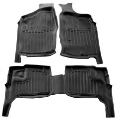 3D Коврики в салон автомобиля Nissan Navara (D22) 1998- правый руль (Stingray)