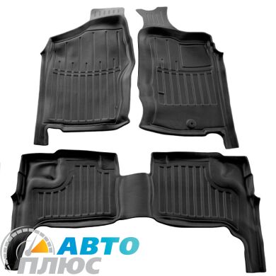 3D Коврики в салон автомобиля Nissan Navara (D22) 1998- правый руль (Stingray)