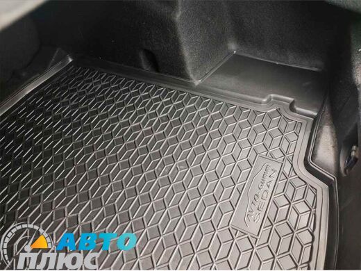 Автомобильный коврик в багажник Chevrolet Malibu 2016- ДВС (AVTO-Gumm)