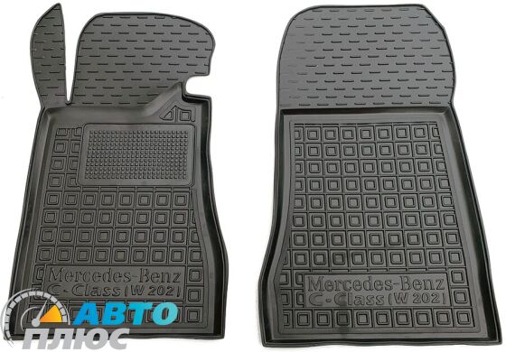 Передние коврики в автомобиль Mercedes C (W202) 1993-2000 (AVTO-Gumm)