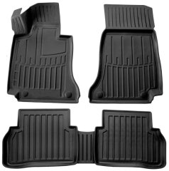 3D Коврики в салон автомобиля Mercedes C (W205) 2014-2021 (Stingray)