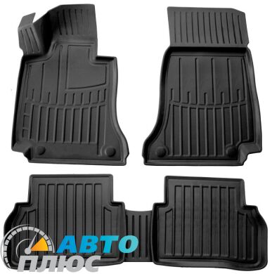 3D Коврики в салон автомобиля Mercedes C (W205) 2014-2021 (Stingray)