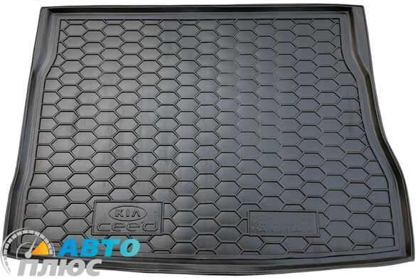 Автомобильный коврик в багажник Kia Ceed 2006- Hatchback (Avto-Gumm)