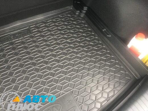 Автомобильный коврик в багажник Kia Ceed 2019- Hb (нижняя полка) (Avto-Gumm)