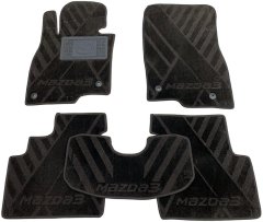 Композитные коврики в салон Mazda 3 2014- (X) AVTO-Tex