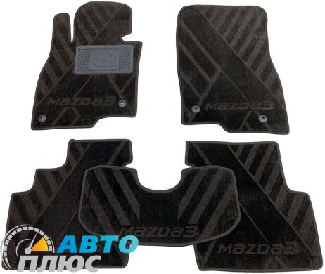 Композитные коврики в салон Mazda 3 2014- (X) AVTO-Tex