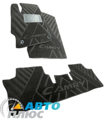 Композитні килимки в салон Toyota Camry 50 2011- (X) чорні AVTO-Tex