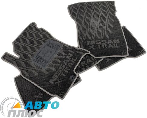 Композитные коврики в салон Nissan X-Trail (T30) 2001- (V) серые AVTO-Tex