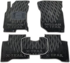 Композитные коврики в салон Nissan X-Trail (T30) 2001- (V) серые AVTO-Tex