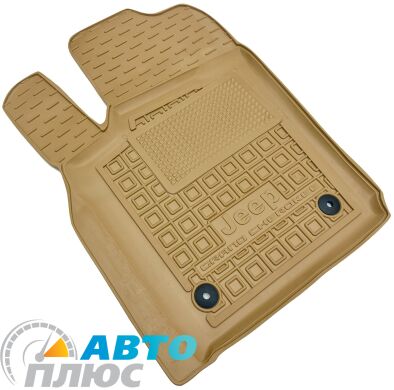 Автомобильные коврики в салон Jeep Grand Cherokee (WK2) 2010- бежевые (AVTO-Gumm)