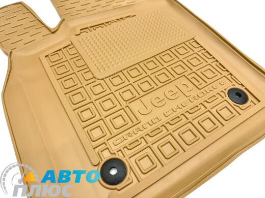 Автомобильные коврики в салон Jeep Grand Cherokee (WK2) 2010- бежевые (AVTO-Gumm)