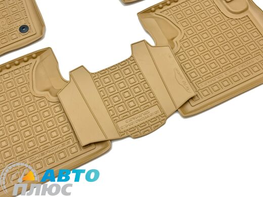 Автомобильные коврики в салон Jeep Grand Cherokee (WK2) 2010- бежевые (AVTO-Gumm)