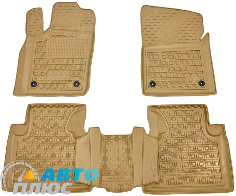 Автомобильные коврики в салон Jeep Grand Cherokee (WK2) 2010- бежевые (AVTO-Gumm)