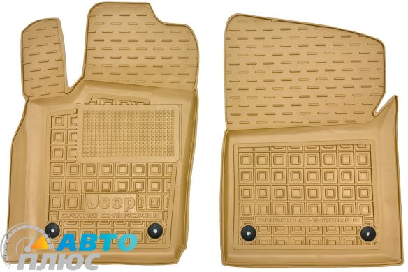 Автомобильные коврики в салон Jeep Grand Cherokee (WK2) 2010- бежевые (AVTO-Gumm)