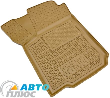 Автомобильные коврики в салон Skoda Octavia Tour 1996- бежевые (AVTO-Gumm)