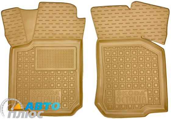 Автомобильные коврики в салон Skoda Octavia Tour 1996- бежевые (AVTO-Gumm)