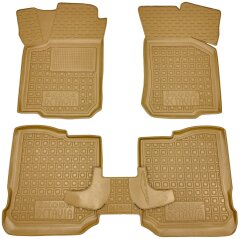 Автомобильные коврики в салон Skoda Octavia Tour 1996- бежевые (AVTO-Gumm)
