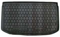 Автомобильный коврик в багажник Nissan Micra (K13) 2010- (Avto-Gumm)