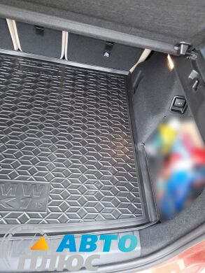 Автомобильный коврик в багажник BMW X1 (F48) 2015-2022 (AVTO-Gumm)