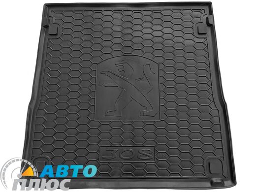 Автомобильный коврик в багажник Peugeot 308 2015- Universal (Avto-Gumm)