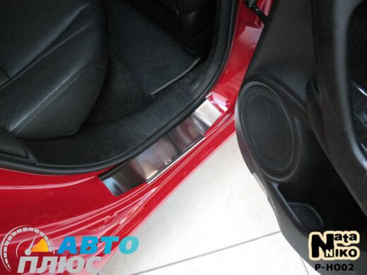 Накладки на пороги Honda Accord 2008-2013 (Premium)