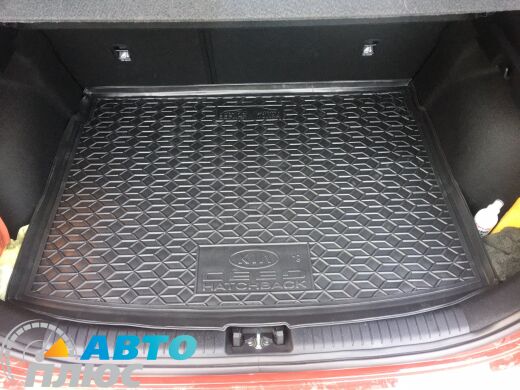 Автомобільний килимок в багажник Kia Ceed 2019- Hb (верхня полка) (AVTO-Gumm)