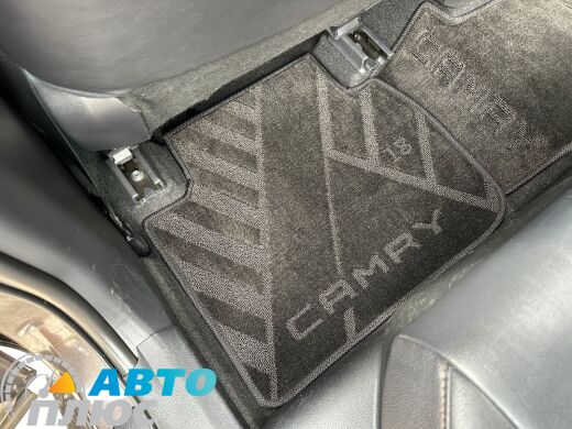 Композитні килимки в салон Toyota Camry 70 2018- (X) чорні AVTO-Tex