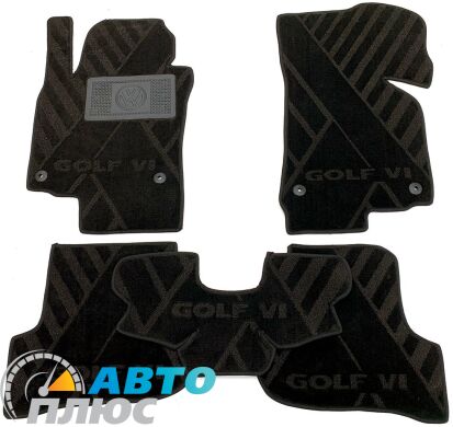 Композитные коврики в салон Volkswagen Golf 6 2009- (X) AVTO-Tex