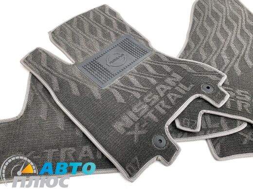 Композитные коврики в салон Nissan X-Trail (T31) 2007- (V) серые AVTO-Tex