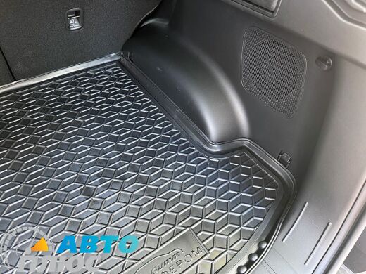 Автомобильный коврик в багажник Hyundai Tucson 2021- верхняя полка c сабв. (AVTO-Gumm)
