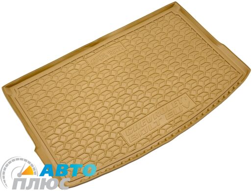 Автомобильный коврик в багажник Chevrolet Bolt EUV 2022- верхняя полка бежевый (AVTO-Gumm)
