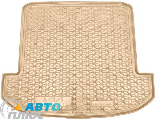 Автомобильный коврик в багажник Kia Sorento 2024- 7 мест бежевый (AVTO-Gumm)