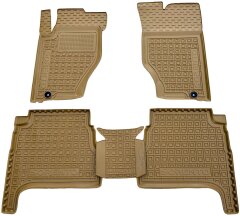 Автомобильные коврики в салон Kia Sorento 2002-2009 бежевые (AVTO-Gumm)
