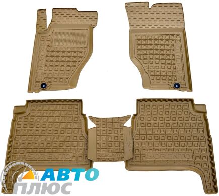 Автомобільні килимки в салон Kia Sorento 2002-2009 бежеві (AVTO-Gumm)