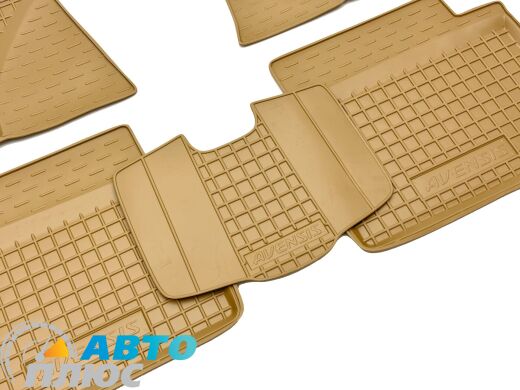 Автомобильные коврики в салон Toyota Avensis 2003-2009 бежевые (AVTO-Gumm)