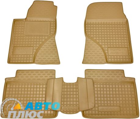 Автомобильные коврики в салон Toyota Avensis 2003-2009 бежевые (AVTO-Gumm)