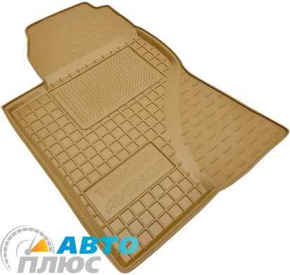 Автомобильные коврики в салон Toyota Avensis 2003-2009 бежевые (AVTO-Gumm)