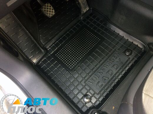 Автомобільні килимки в салон Volkswagen Caddy 2004-2020 (3 двері) (Avto-Gumm)