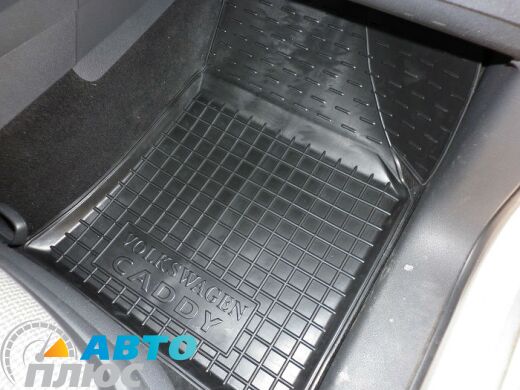 Автомобільні килимки в салон Volkswagen Caddy 2004-2020 (3 двері) (Avto-Gumm)